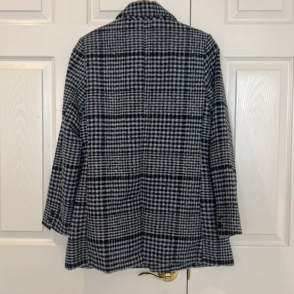 Old Navy black & blue blazer:coat. - Picture 3 of 7